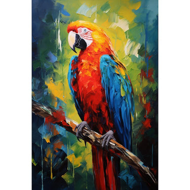 Artistic Parrot Canvas